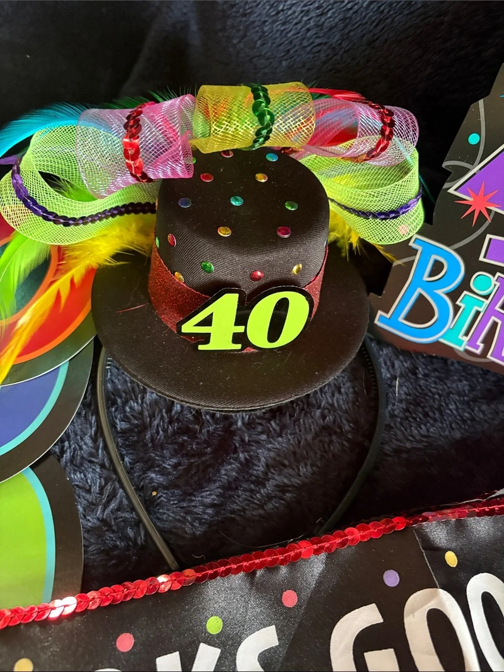40th Birthday Party Decoration Bundle - Multicolor